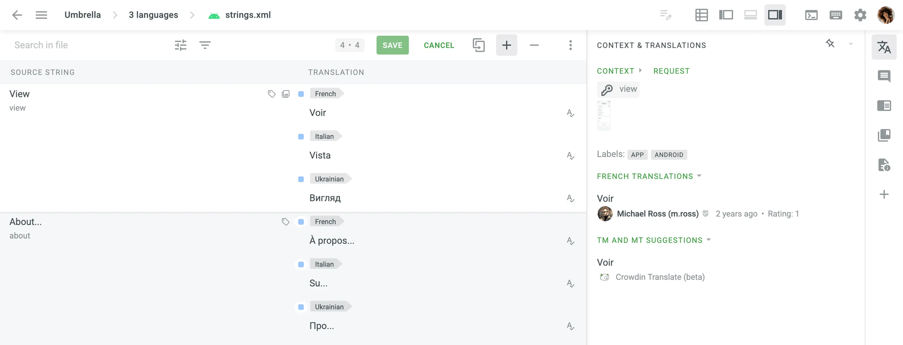 Multilingual Mode