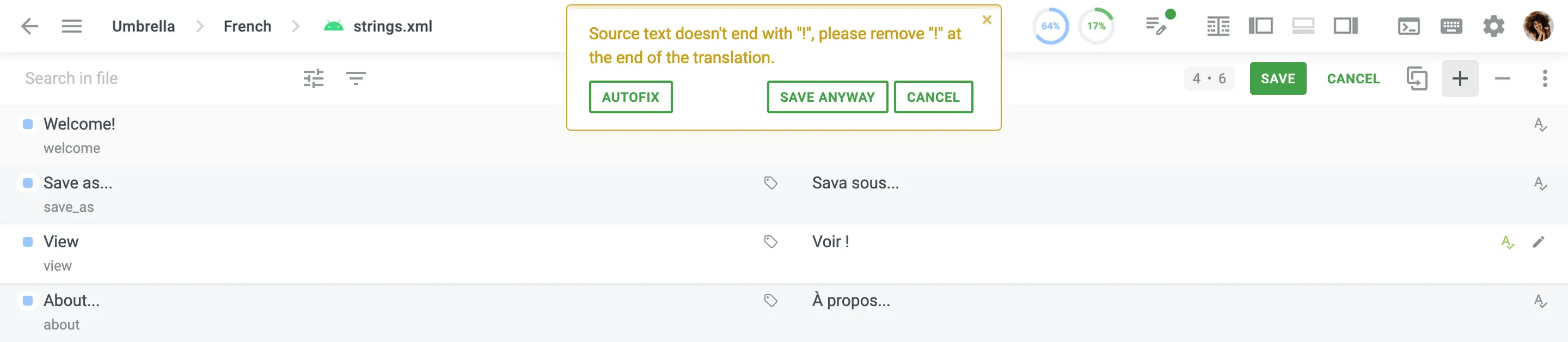 QA pop-up